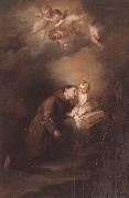 unknow artist The Christ child appearing to saint anthony of padua oil painting artist